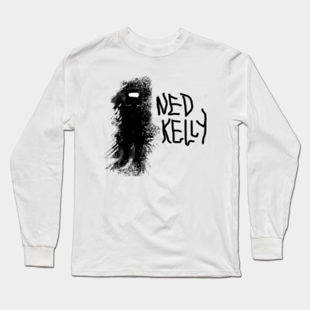 ned kelly Long Sleeve T-Shirt by kewscreative